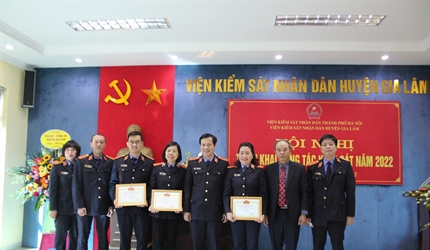 Các đơn vị Viện KSND cấp huyện tổ chức Hội nghị triển khai công tác...